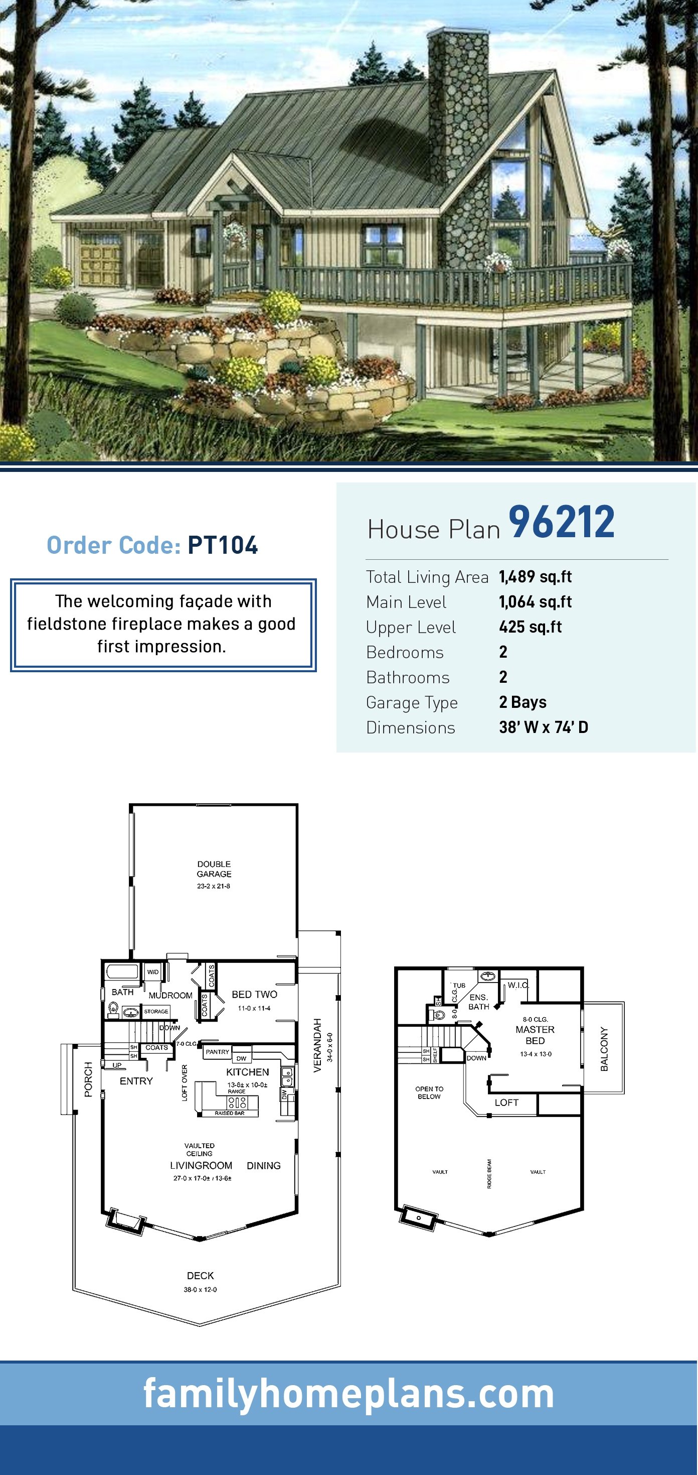 House Plan 96212