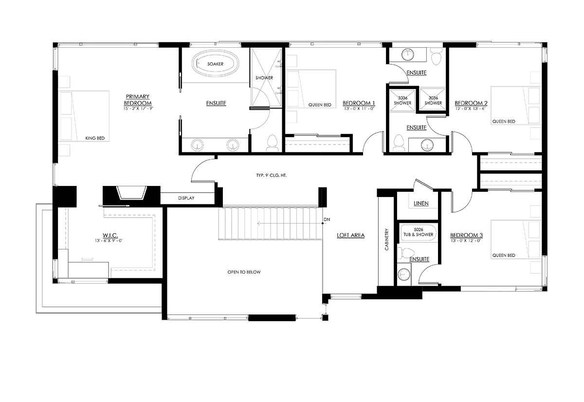 Contemporary Modern Level Two of Plan 100145