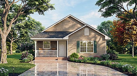 Cottage Traditional Elevation of Plan 100250