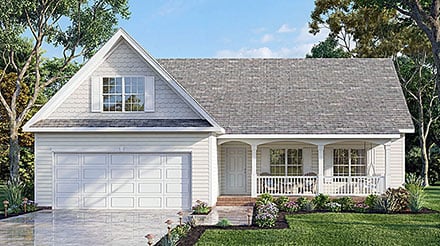 Bungalow Traditional Elevation of Plan 100258