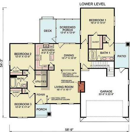 First Level Plan