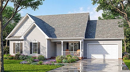 Country Traditional Elevation of Plan 100264
