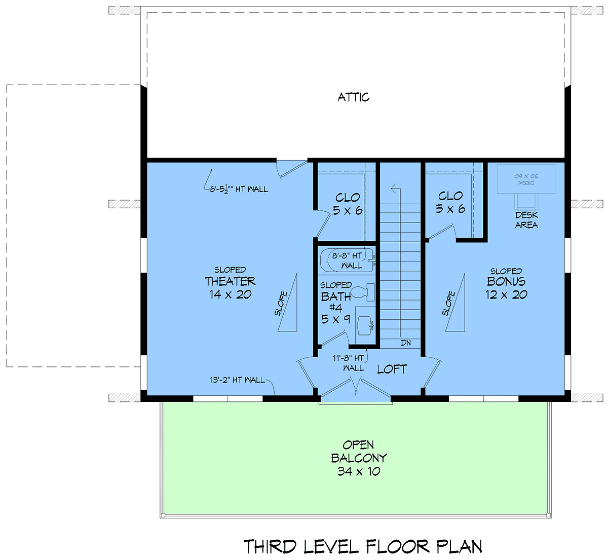 Plan 100333 | Country Style, 3027 Sq Ft, 3 Bed, 5 Bath, 3 Car