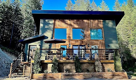 Cabin Modern Elevation of Plan 100378