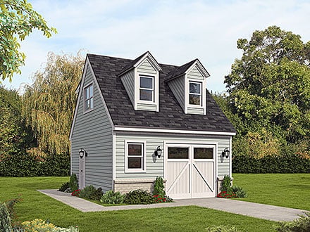 Country Traditional Elevation of Plan 100391
