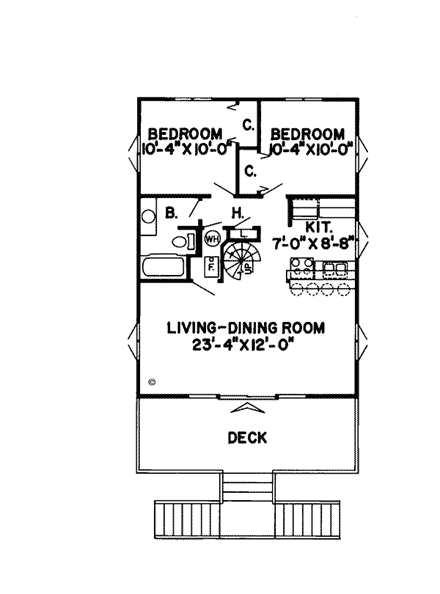 House Plan 10054 First Level Plan