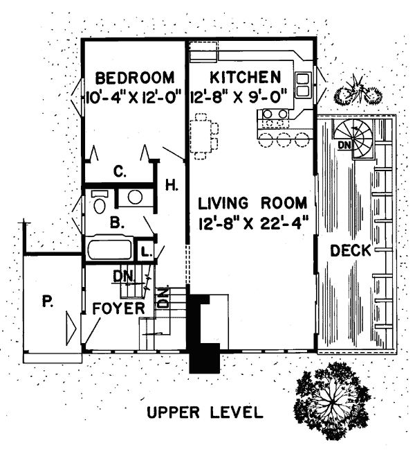 Contemporary Retro Level Two of Plan 10058