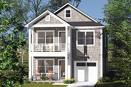 Cottage Traditional Elevation of Plan 100624
