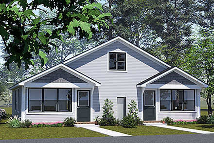 Cottage Traditional Elevation of Plan 100634