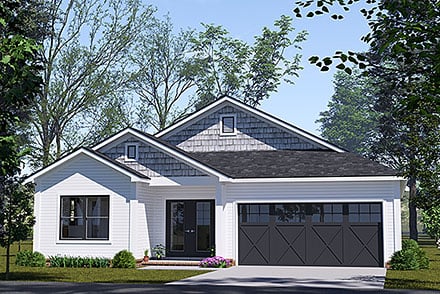 Cottage Traditional Elevation of Plan 100641