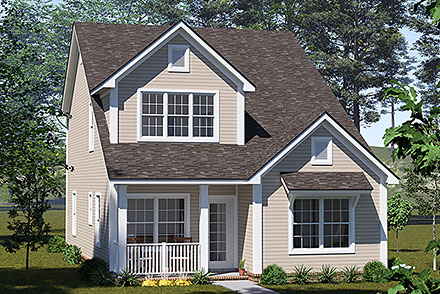 Cottage Traditional Elevation of Plan 100642