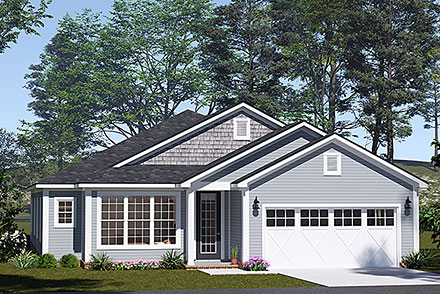 Cottage Traditional Elevation of Plan 100658