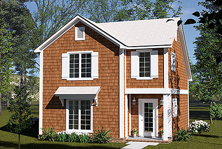 Cottage Traditional Elevation of Plan 100672