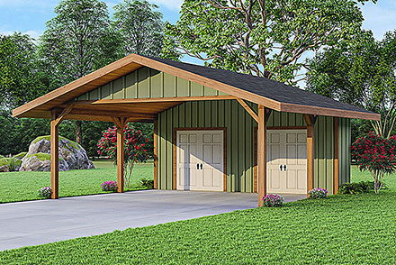 Traditional Elevation of Plan 100808