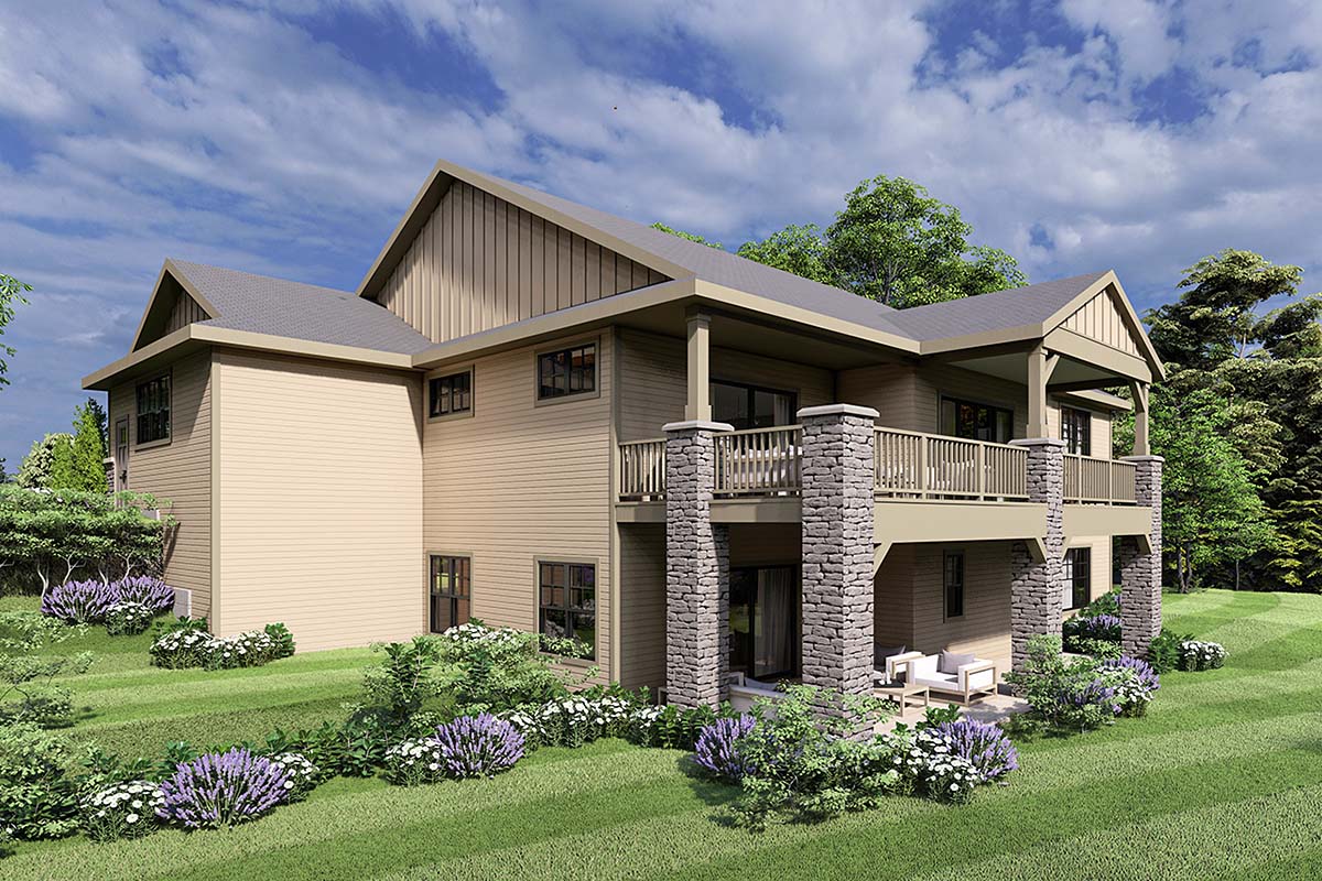 Plan 100825 | Country, Craftsman, Ranch House with 3 Bed, 3 Bath, 3 Car