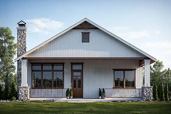 Garage-Living Plan 100841