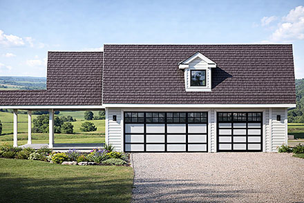 Country Farmhouse Traditional Elevation of Plan 100876