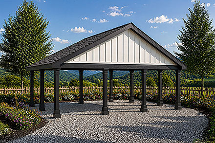 Country Traditional Elevation of Plan 100880