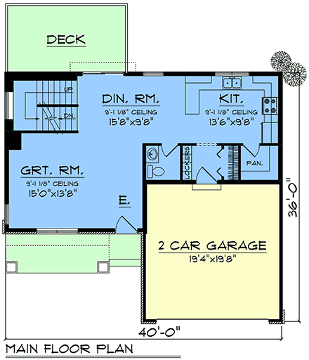 First Level Plan