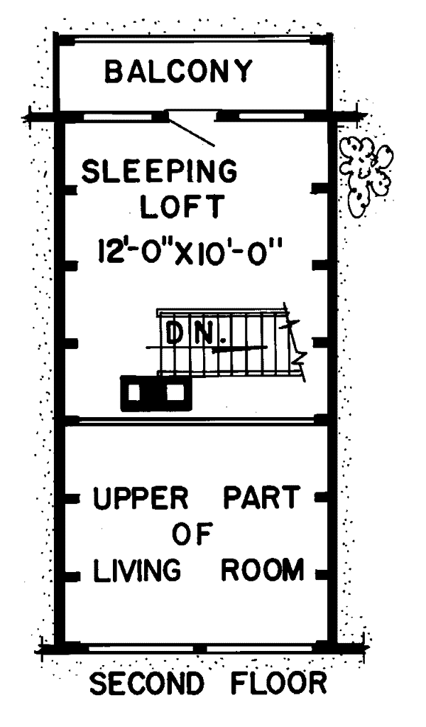 A-Frame Contemporary Retro Level Two of Plan 10092