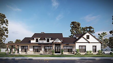 Country Farmhouse Elevation of Plan 101126