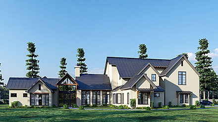 Contemporary Elevation of Plan 101132