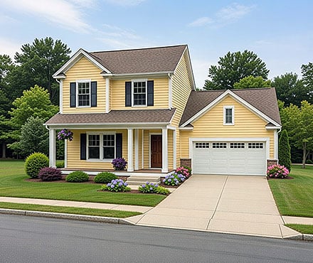 Country Traditional Elevation of Plan 101244