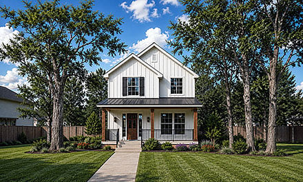 Country Farmhouse Traditional Elevation of Plan 101258