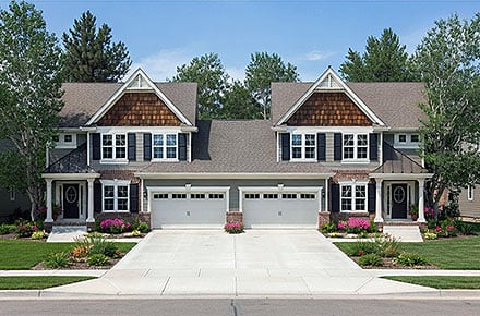 Craftsman Traditional Elevation of Plan 101262