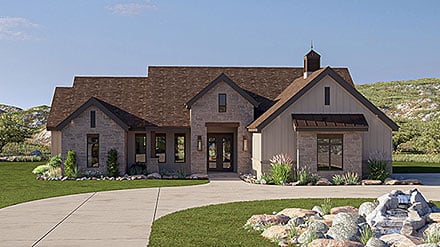 Country Farmhouse Elevation of Plan 101465