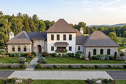 Contemporary Cottage European French Country Elevation of Plan 101469