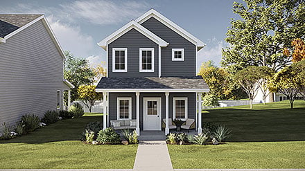 Traditional Elevation of Plan 101484