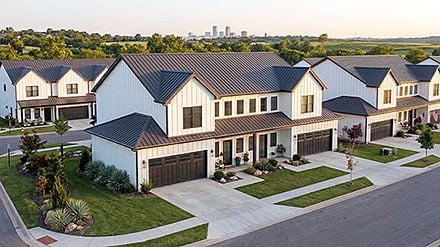 Contemporary Farmhouse Elevation of Plan 101494