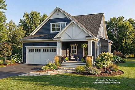 Bungalow Country Craftsman Elevation of Plan 101922