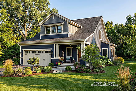 Bungalow Cottage Country Craftsman Elevation of Plan 101926