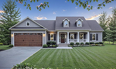 Country Ranch Traditional Elevation of Plan 102059