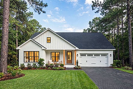 Country Farmhouse Southern Traditional Elevation of Plan 102414