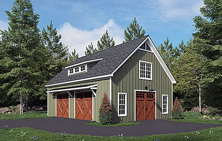 Country Farmhouse Elevation of Plan 102608