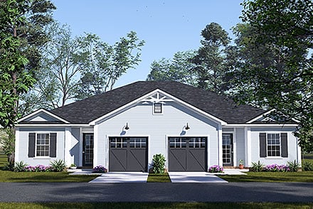 Cottage Country Traditional Elevation of Plan 102905
