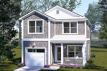 Cottage Country Craftsman Traditional Elevation of Plan 102906
