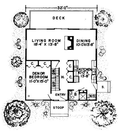 House Plan 10328 First Level Plan