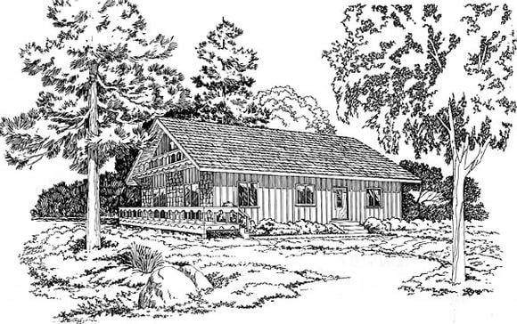 House Plan 10518 Elevation