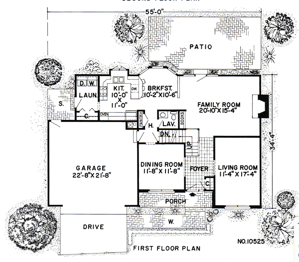 Traditional Level One of Plan 10525