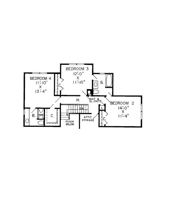 Retro Traditional Level Two of Plan 10644