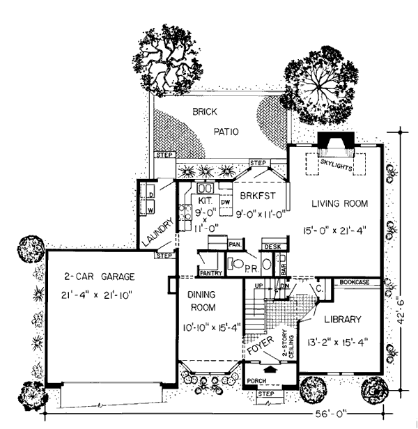 European Tudor Level One of Plan 10673