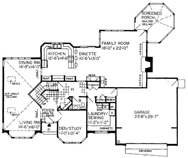 Traditional Level One of Plan 10686