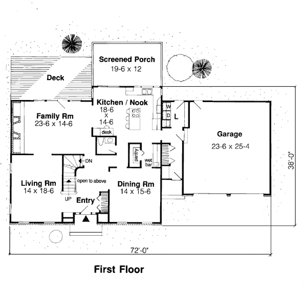 Colonial Traditional Level One of Plan 10801