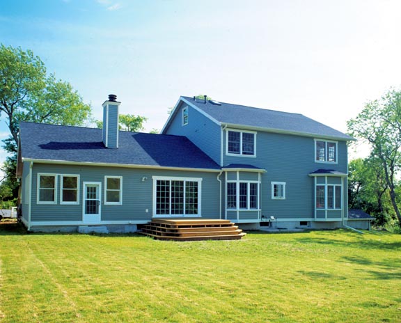 Country Farmhouse Rear Elevation of Plan 10805