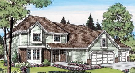 Traditional Elevation of Plan 10809