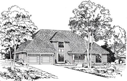 European Traditional Elevation of Plan 20080